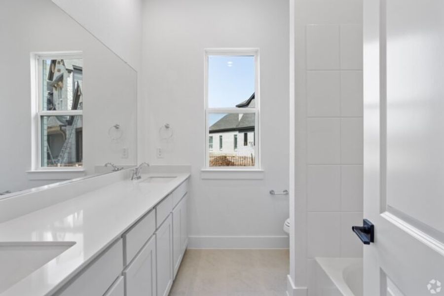 Furnished interior view inside a new home in Chatham Reserve, Providence Village (Image 28).
