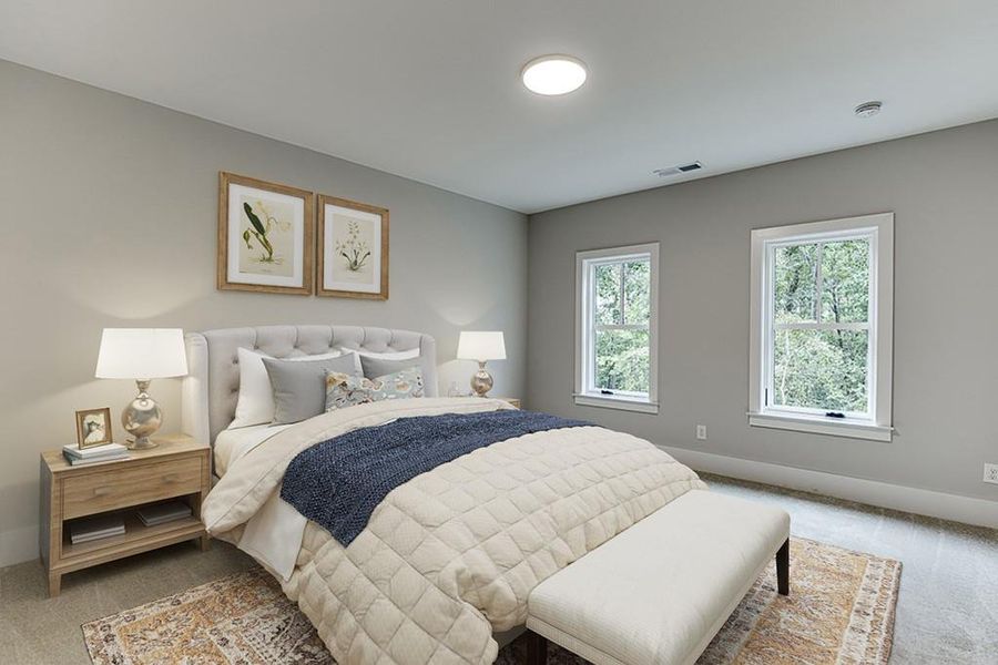 Furnished interior view inside a new home in , Cumming (Image 7).