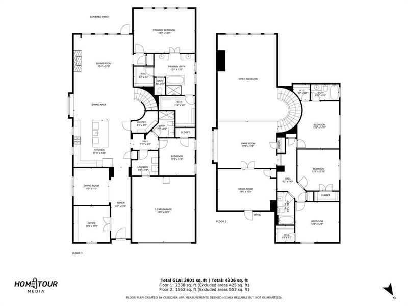 2D floor plan layout of this home in , Wylie, TX (Image 3).