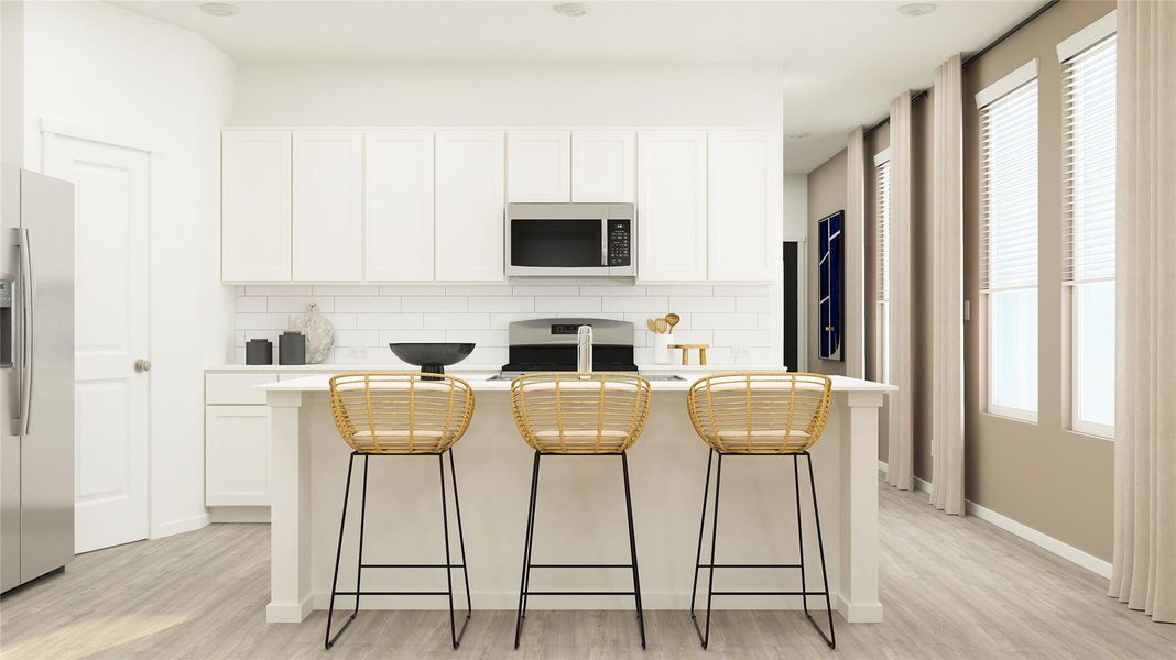 Furnished interior view inside a new home in Moore Landing, Magnolia (Image 24).