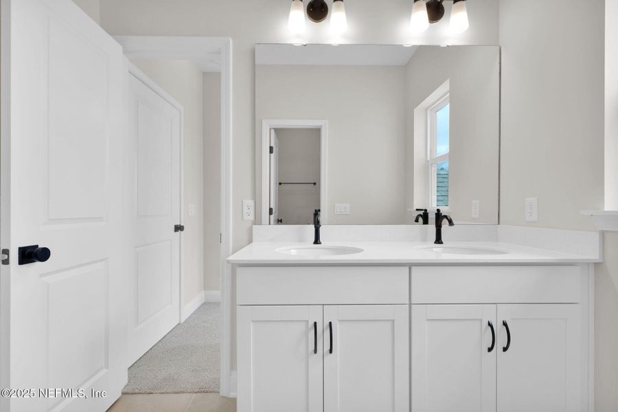Furnished interior view inside a new home in Courtney Oaks at SilverLeaf, St. Augustine (Image 12).