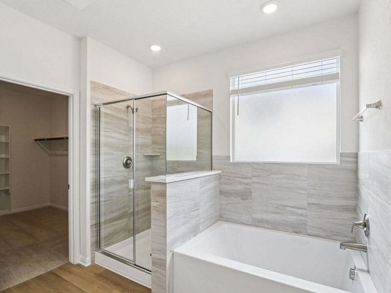 Furnished interior view inside a new home in Prairie Winds - Executive Collection, Hutto (Image 5).