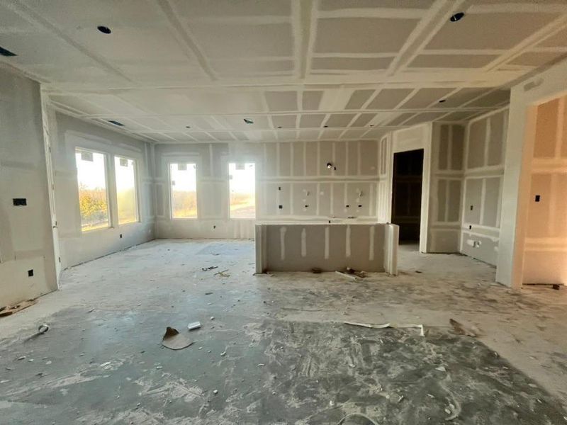 In-progress construction of a new home in Eagle Ridge Estates, Weatherford, TX (Image 10).