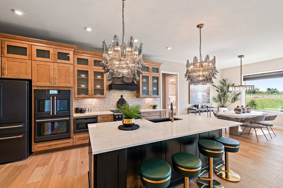 Representative furnished interior of a home built from the Winslow by Fischer Homes in Leeland Farms, Fuquay Varina (Image 8).