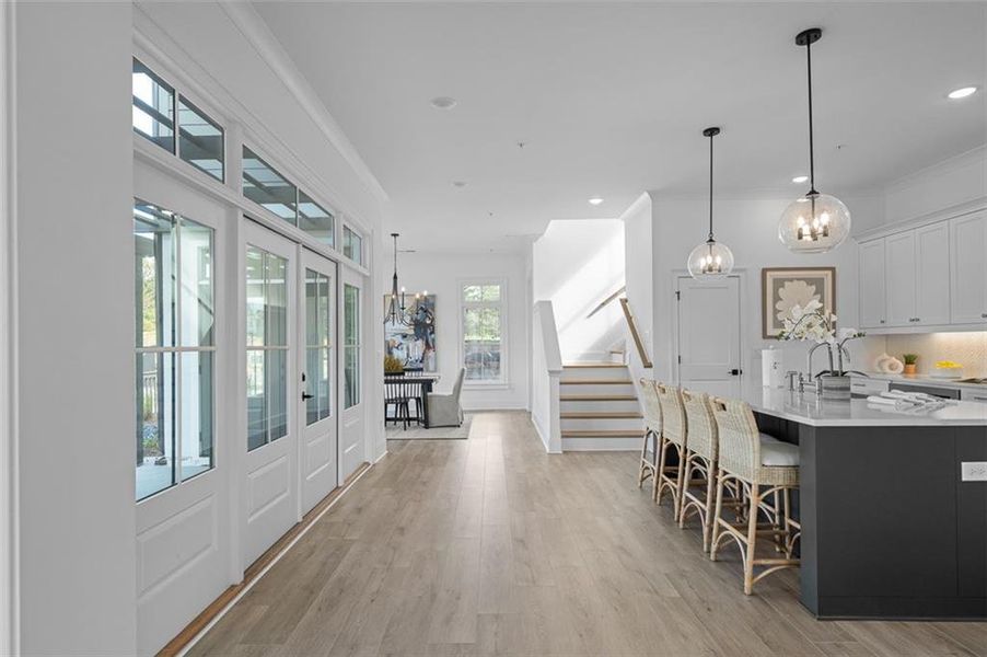 Furnished interior view inside a new home in Foxhall Residences, Douglasville (Image 18).