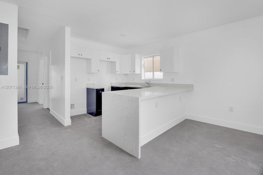 Furnished interior view inside a new home in , Miami (Image 10).