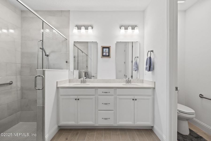 Furnished interior view inside a new home in Stillwater | Active Adult 55+: Stillwater (50s) - Royal Collection, St. Johns (Image 33). Furnished interior view inside a new home in Stillwater | Active Adult 55+: Stillwater (50s) - Royal Collection, St. Johns (Image 33).