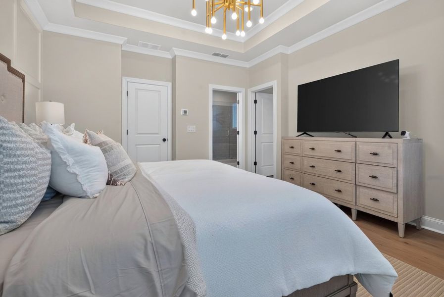 Representative furnished interior of a home built from the The Benton IV by The Providence Group in Ward's Crossing Townhomes, Johns Creek (Image 43).