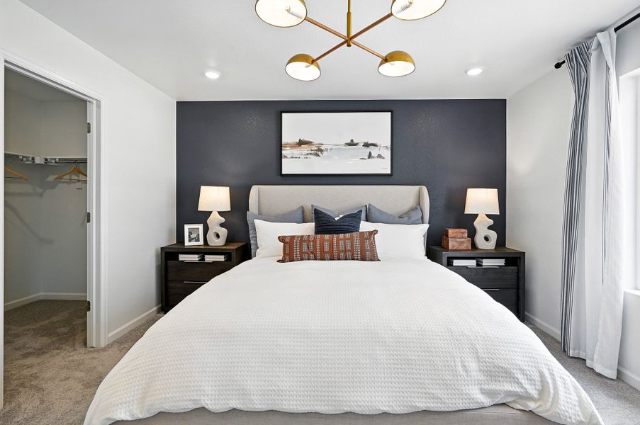Representative furnished interior of a home built from the Aurora by Taylor Morrison in Sugar Creek Horizon Collection, Loveland (Image 13).