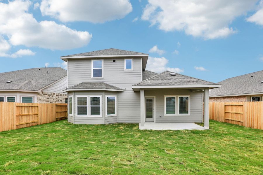 Exterior details and patio area of a home in Southwinds, Baytown (Image 3). Exterior details and patio area of a home in Southwinds, Baytown (Image 3).