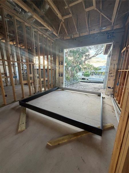In-progress construction of a new home in , Sarasota, FL (Image 14).