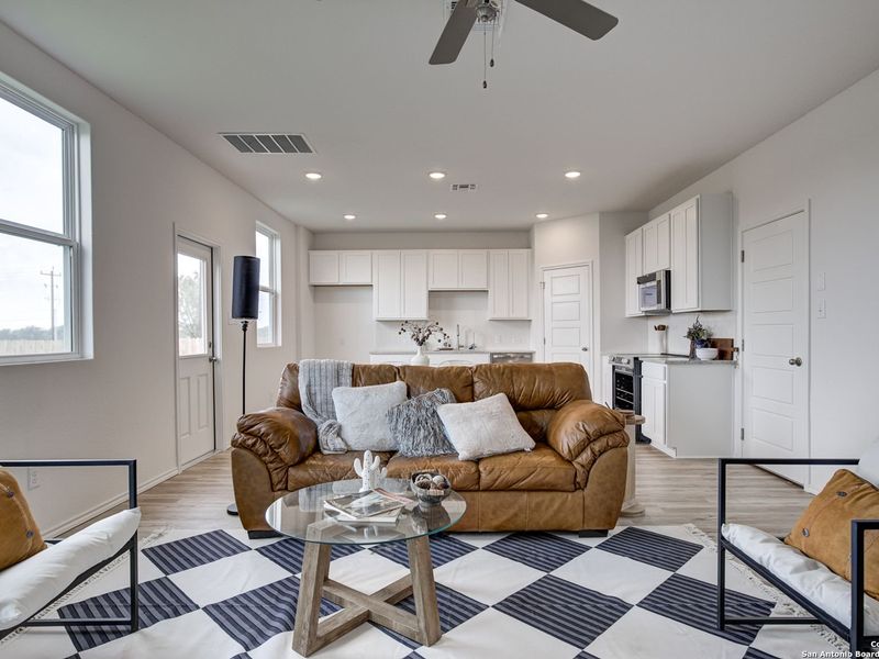 Furnished interior view inside a new home in Applewhite Meadows, San Antonio (Image 8).