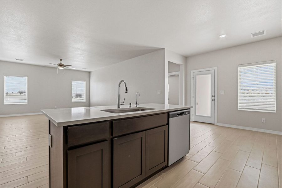 Representative furnished interior of a home built from the Poppy by View Homes in Paseos Del Este, El Paso (Image 13).