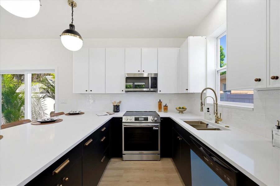 Furnished interior view inside a new home in , St. Petersburg (Image 10).