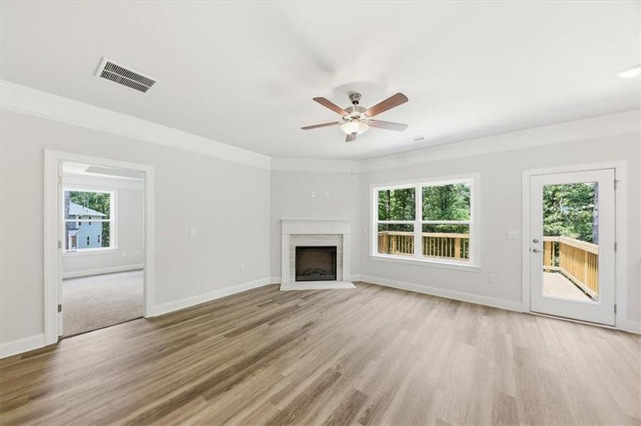 Spacious, unfurnished interior of a new home in Tuscany Hills, Douglasville (Image 48).