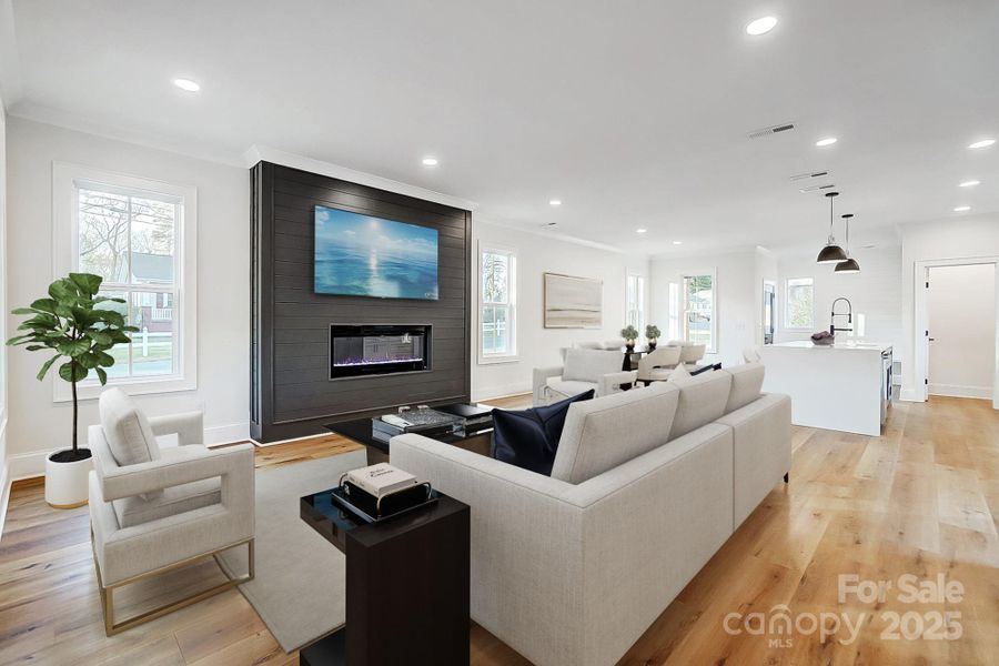 Great room (virtually staged) Great room (virtually staged)