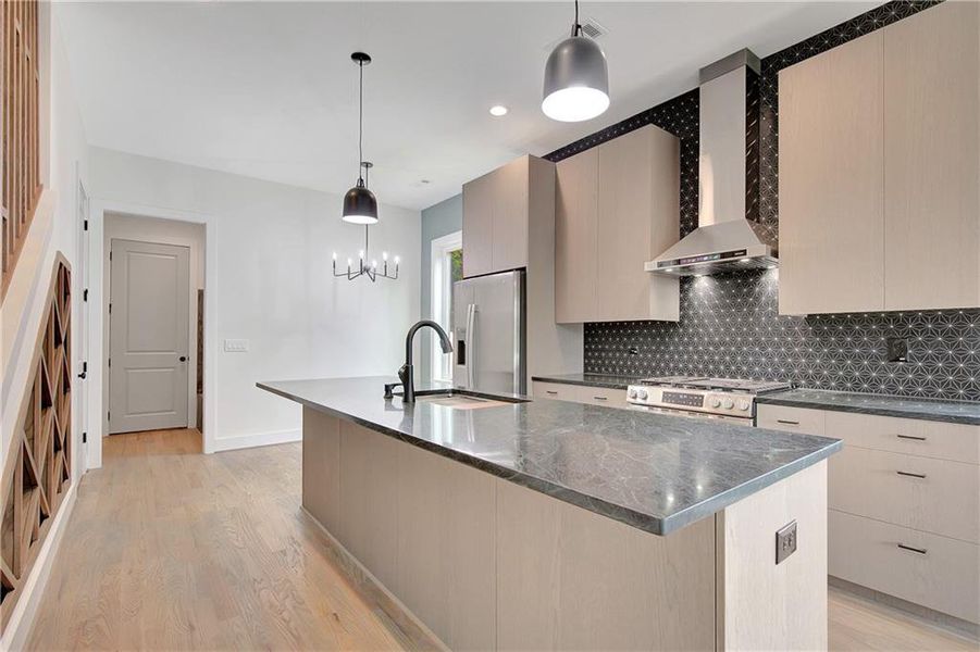 Furnished interior view inside a new home in , Atlanta (Image 41).