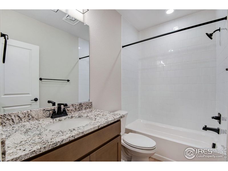 Furnished interior view inside a new home in Westside Crossing Paired Homes, Berthoud (Image 15). Furnished interior view inside a new home in Westside Crossing Paired Homes, Berthoud (Image 15).