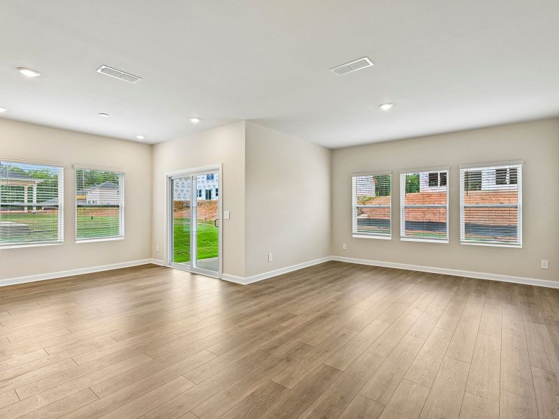 Spacious, unfurnished interior of a new home in Harper Landing, Stanley (Image 10). Spacious, unfurnished interior of a new home in Harper Landing, Stanley (Image 10).