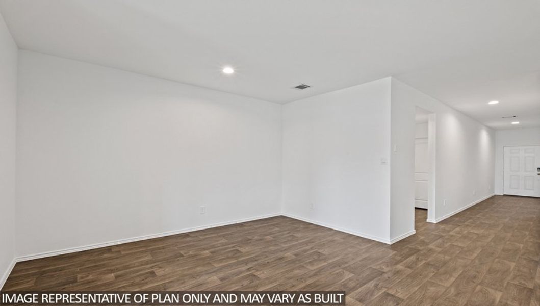 Representative unfurnished interior of a home built from the Harris by D.R. Horton in Grand Pines, Magnolia (Image 13).