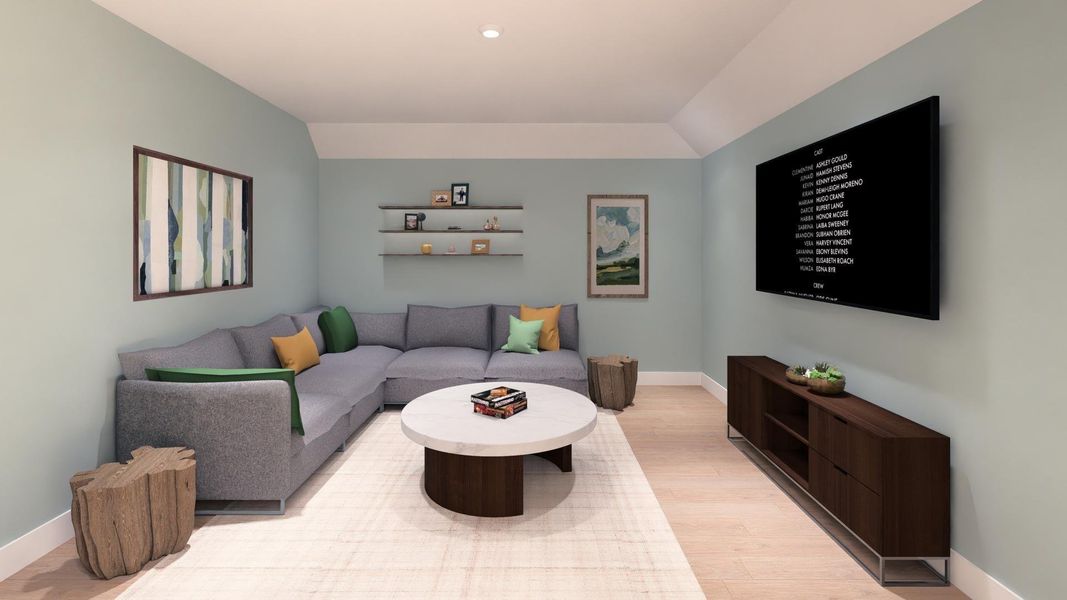 The Rainier Media Room The Rainier Media Room