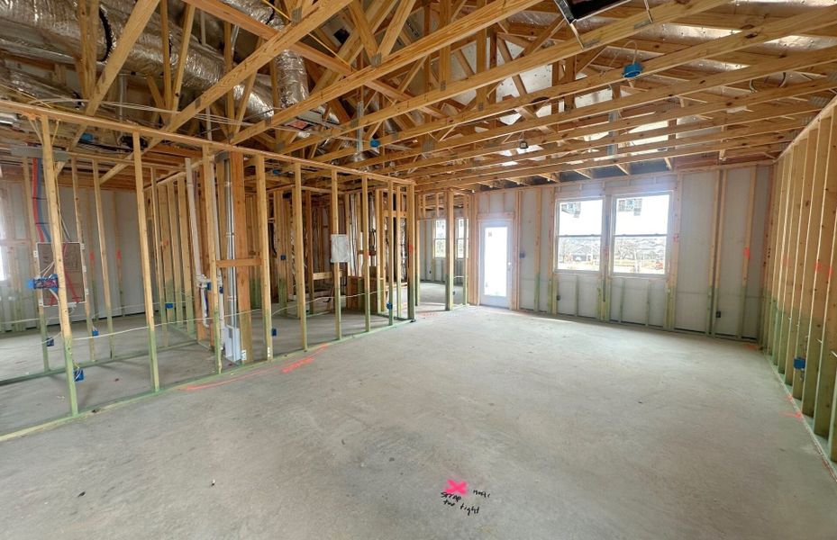 In-progress construction of a new home in La Cima, San Marcos, TX (Image 15).