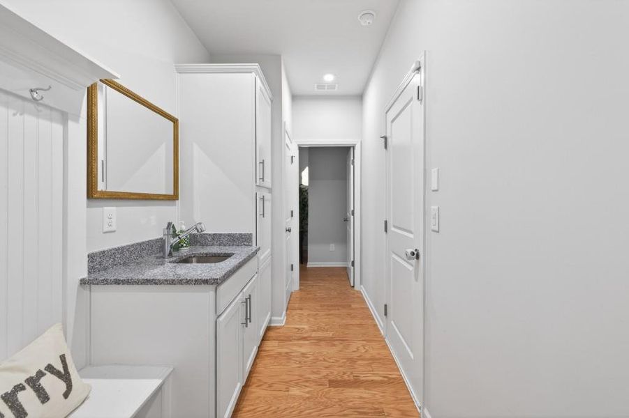 Furnished interior view inside a new home in Reunion, Flowery Branch (Image 54). Furnished interior view inside a new home in Reunion, Flowery Branch (Image 54).