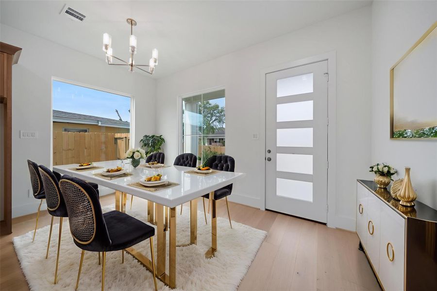 Dining Room - virtually staged