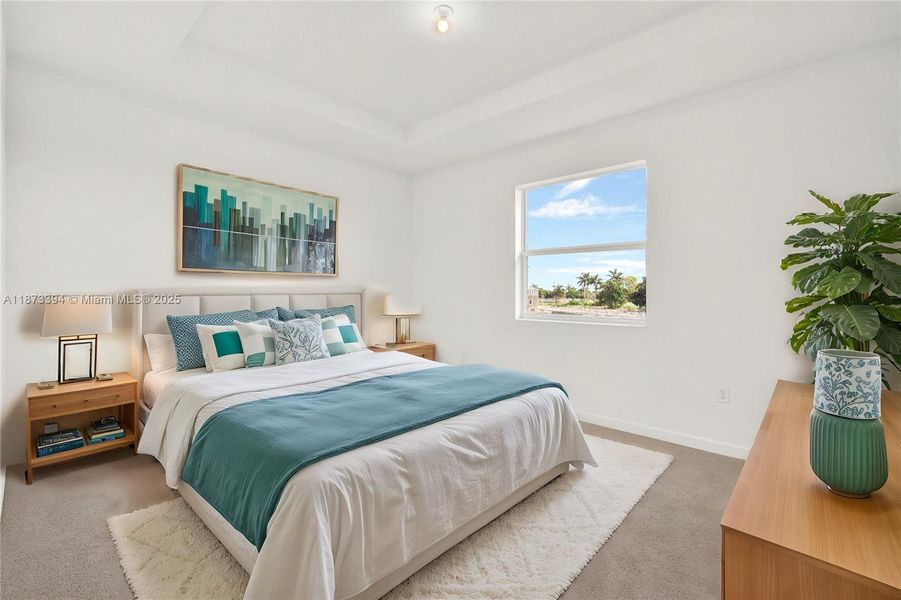 Furnished interior view inside a new home in Cedar Pointe: Cypress Collection, Homestead (Image 5).