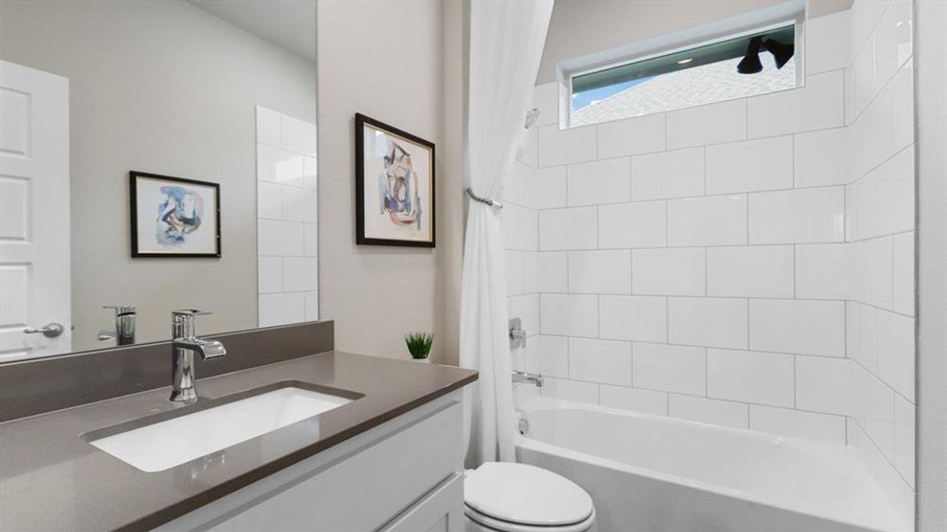 Furnished interior view inside a new home in Bluestem, Rhome (Image 7).