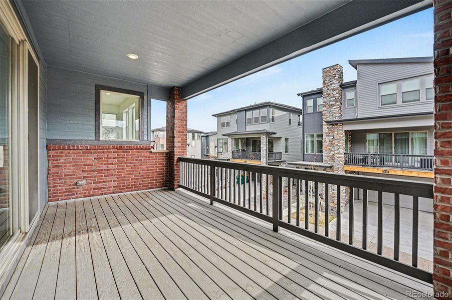 Exterior details and patio area of a home in Red Rocks Ranch, Morrison (Image 3).