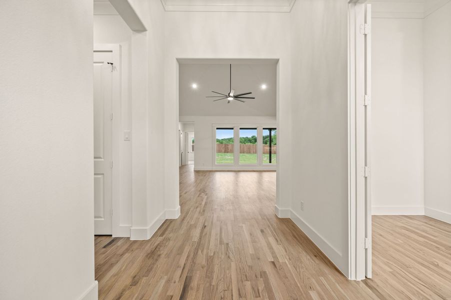 Spacious, unfurnished interior of a new home in Highland Oaks, Boyd (Image 24). Spacious, unfurnished interior of a new home in Highland Oaks, Boyd (Image 24).