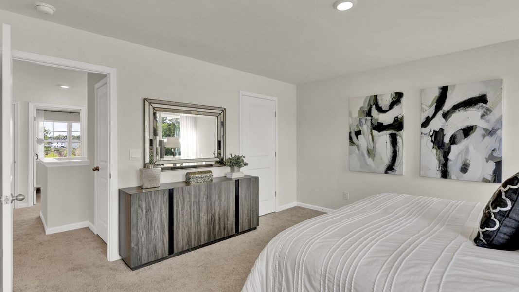 Furnished interior view inside a new home in Fox Hollow, Dalton (Image 35).