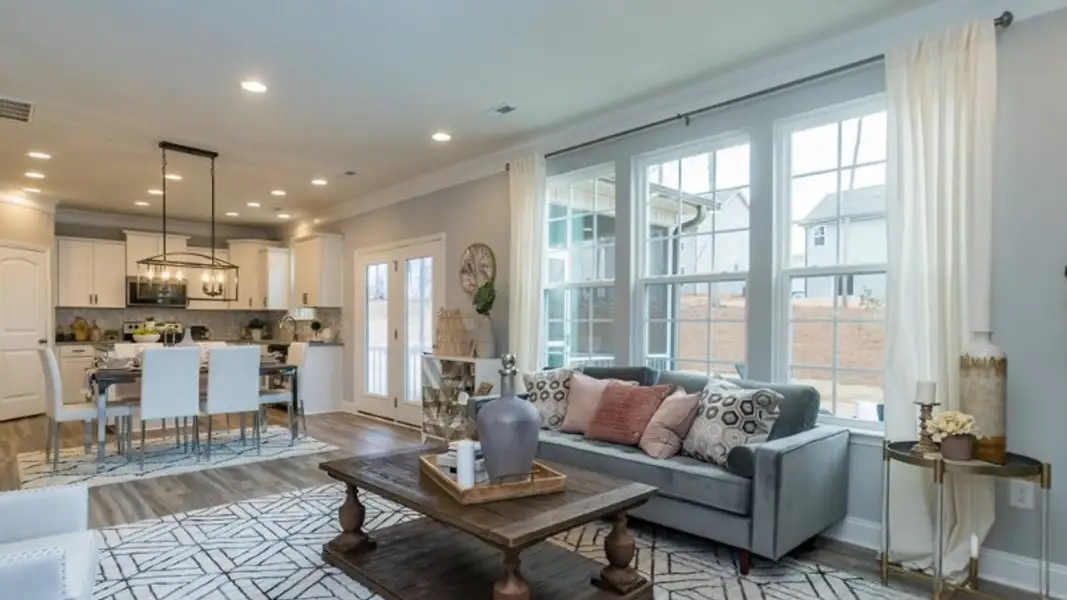 Representative furnished interior of a home built from the Devon by DRB Homes in McBride, Indian Trail (Image 7).