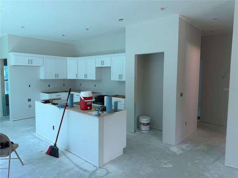 In-progress construction of a new home in , Webster, FL (Image 5).