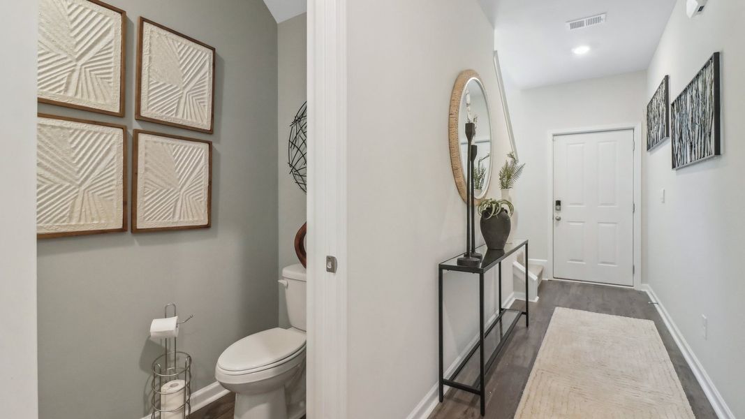 Furnished interior view inside a new home in Wellington Park, Lithonia (Image 10).