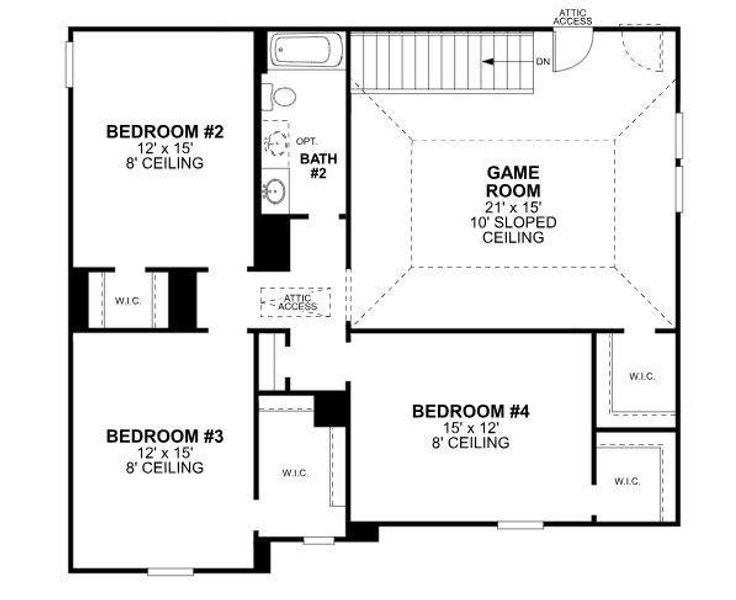 2D floor plan layout of this home in Sanderos, Fort Worth, TX (Image 4). 2D floor plan layout of this home in Sanderos, Fort Worth, TX (Image 4).