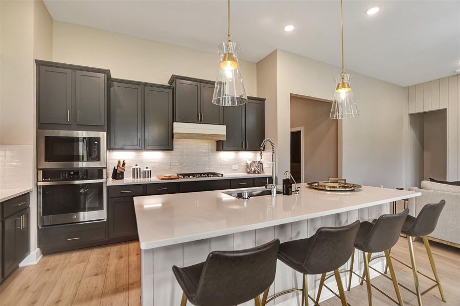 Furnished interior view inside a new home in Lone Star Landing, Montgomery (Image 16).