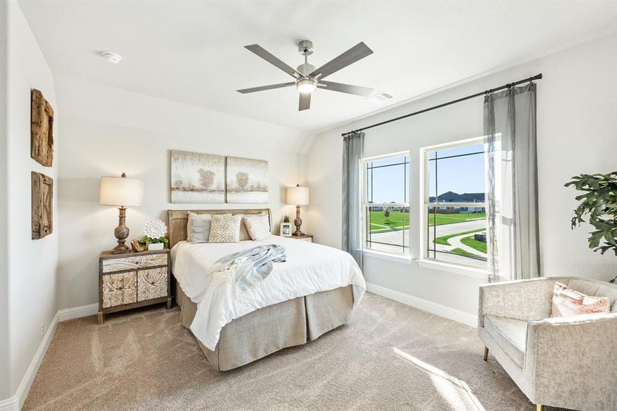 Furnished interior view inside a new home in Ridgepoint, Midlothian (Image 26).