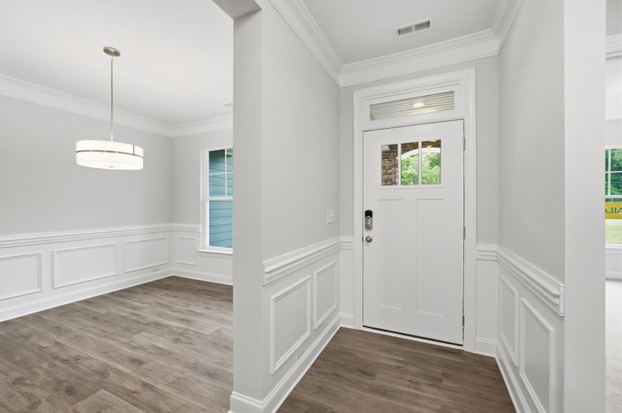 Spacious, unfurnished interior of a new home in Chasewood, Mint Hill (Image 13). Spacious, unfurnished interior of a new home in Chasewood, Mint Hill (Image 13).