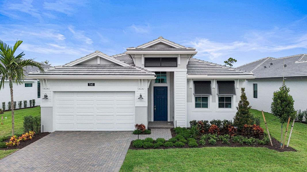 Furnished interior view inside a new home in Cove Royale, Stuart (Image 9).