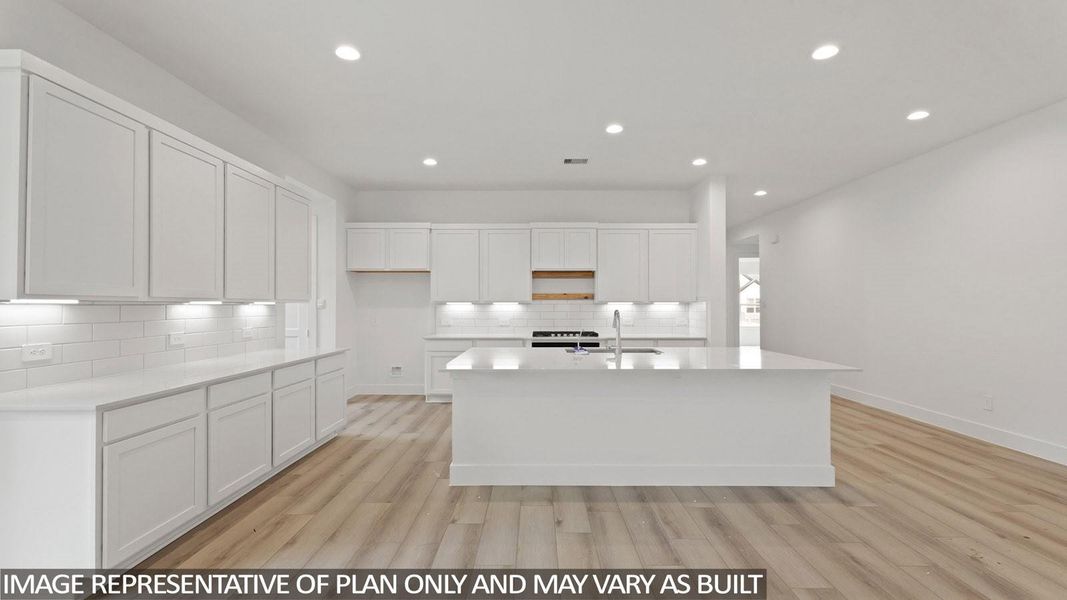 Furnished interior view inside a new home in Hills of Westlake, Conroe (Image 3).