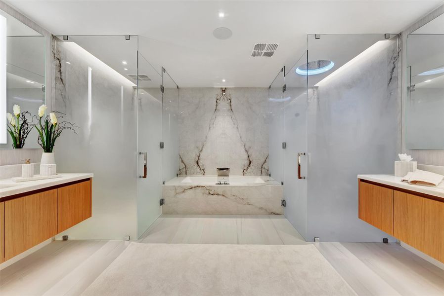 Furnished interior view inside a new home in , Fort Lauderdale (Image 53).