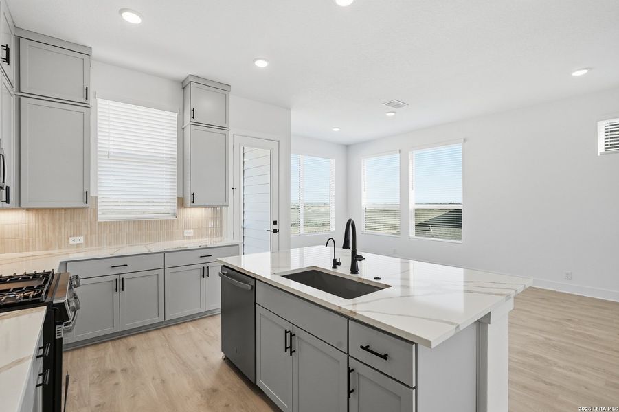 Furnished interior view inside a new home in Prominence, San Antonio (Image 7).