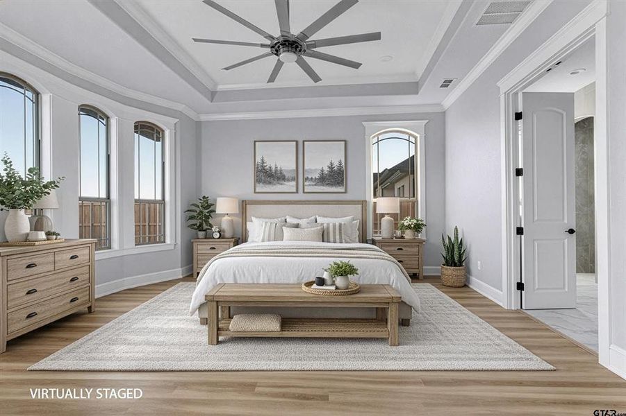 Furnished interior view inside a new home in , Hideaway (Image 29).