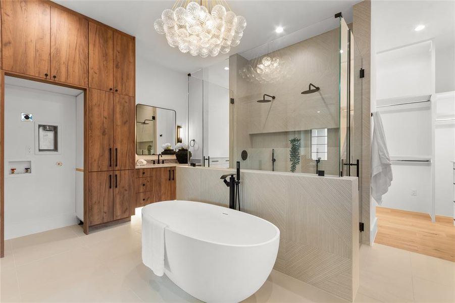 Furnished interior view inside a new home in , Fort Worth (Image 26).