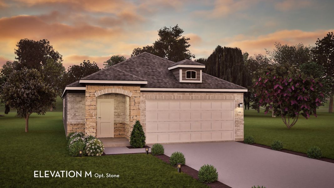 Representative exterior photo of a completed home built from the Maple by CastleRock Communities in Colony at Pinehurst, Pinehurst, TX (Image 11).