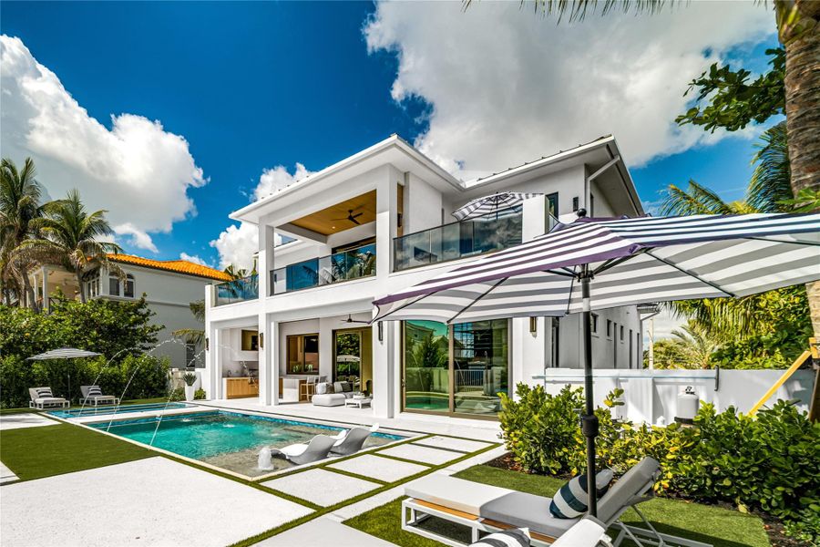 Furnished interior view inside a new home in , Ocean Ridge (Image 72).