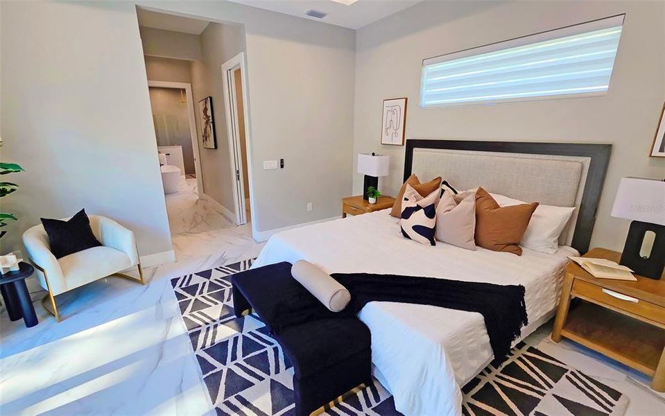 Furnished interior view inside a new home in , Sarasota (Image 11).