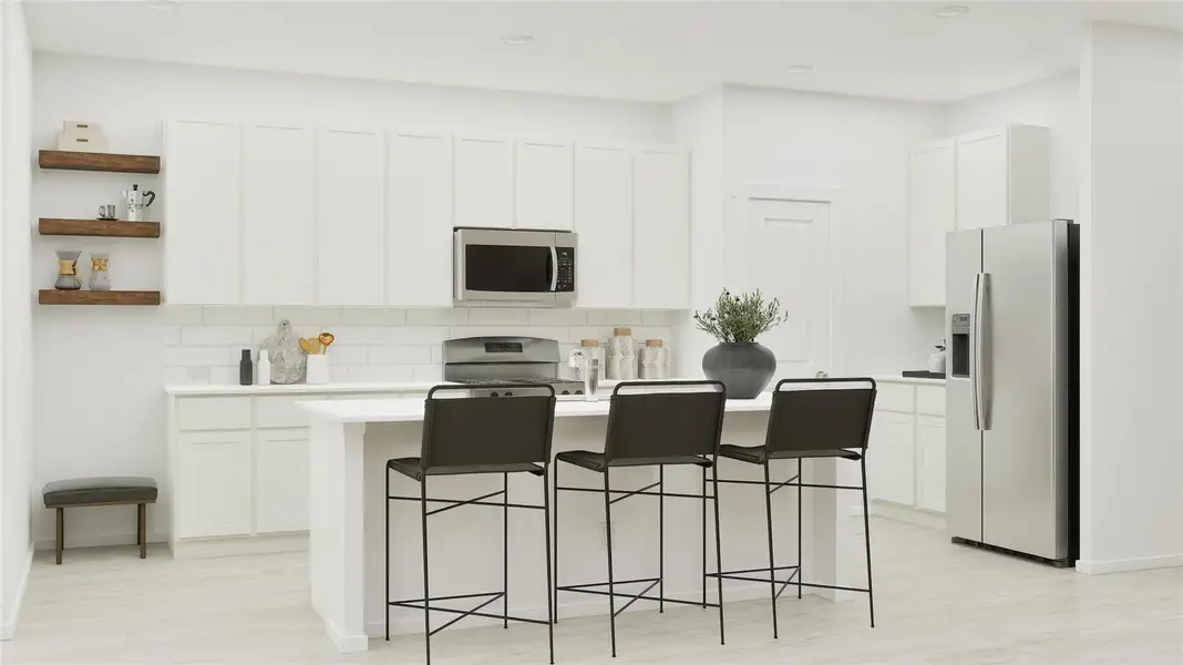 Furnished interior view inside a new home in Elm Creek, Elgin (Image 9).